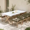 Tuinset 6-zits OLBIA Olijfgroen