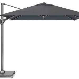 Platinum Voyager zweefparasol 2.7x2.7m T2 (incl. voet + hoes) faded black