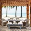Tuinset 4-zits SUSUA/OLBIA met kussens Beton Lichtbruin
