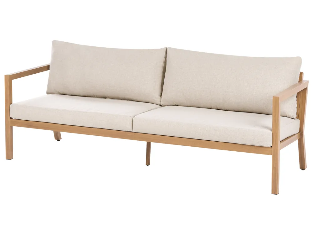 Loungeset met tafel 5-zits ONETA Metaal Lichtbruin - Afbeelding 4