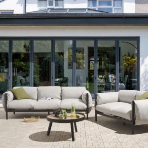 Tuin bankenset 5-zits ESPERIA Metaal Grijs