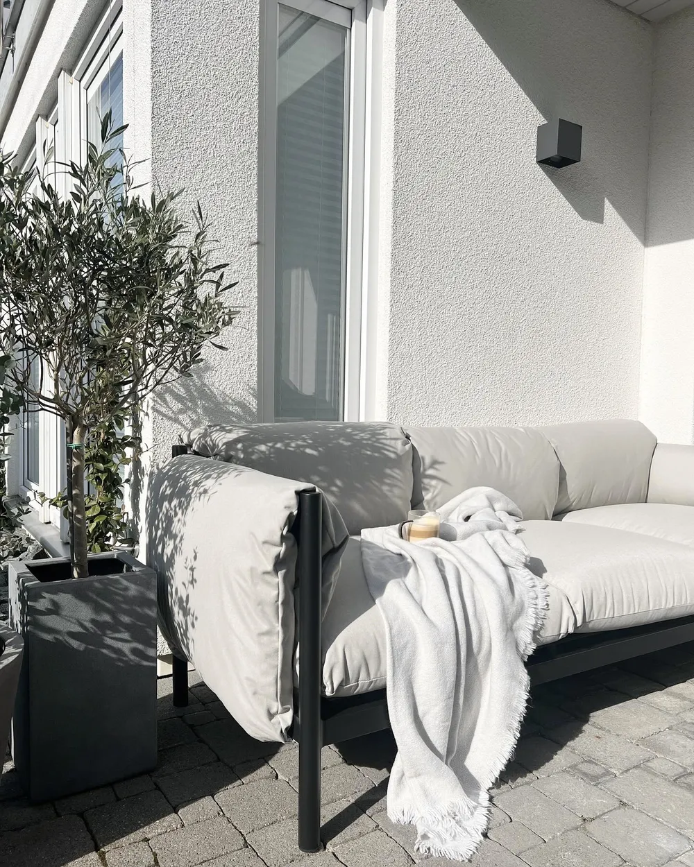 Tuin bankenset 5-zits ESPERIA Metaal Grijs - Afbeelding 6