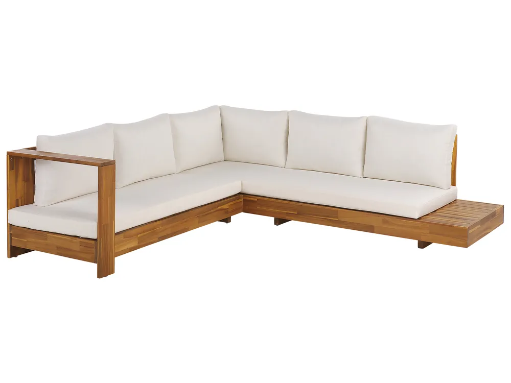 Tuin hoekloungeset met tafel 5-zits MARETTIMO rechtszijdig Gecertificeerd acaciahout Bruin - Afbeelding 3