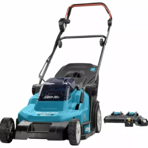 Makita DLM432PT2 36V (2x 18V) Li-Ion accu grasmaaier set (2x 5.0Ah accu) - 43cm