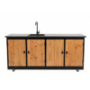 Buitenkeuken Odense | Wasbak & Kraan | Douglas Hout | 12 mm Gesinterd Stenen Blad