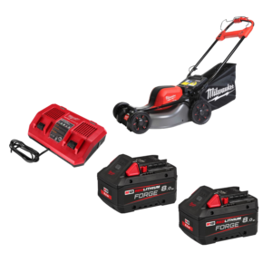Milwaukee M18 F2LM46-802 FUEL 36V (2x 18V) Li-Ion Accu Zelfrijdende Grasmaaier Set (2x 8.0Ah Forge Accu) – 46 cm