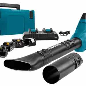 Makita DUB362PT4J 2x18V Li-Ion Accu Bladblazer Set (4x 5,0Ah) – Koolborstelloos