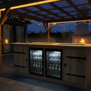 Buitenkeuken Missouri – Luxe Buitenkeuken met Koeling en Spoelvoorziening