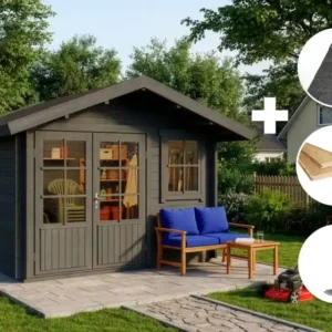 ECO Set - Palermo Tuinhuisje - Grijs