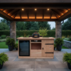 Buitenkeuken Dublin – Compacte Buitenkeuken met Kamado BBQ en Professionele Functionaliteit