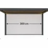 Ventura Windscherm 400 cm antraciet