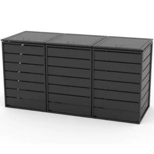 Aluminium Ombouw – AL3240 – 3 Kliko’s Containers – 7 kleuren – Aluminium – 240 Liter