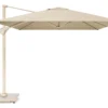 Platinum Challenger zweefparasol 4x3m T1 premium (excl. voet) sand frame/champagne