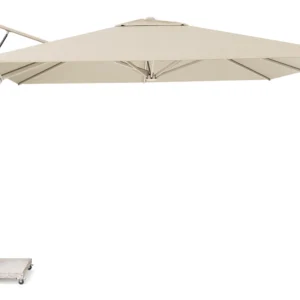 Platinum Beaufort premium zweefparasol 3.2x3.2m (excl.voet)
