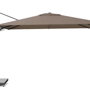 Platinum Challenger zweefparasol 2.6x3.5m T2 premium (incl. voet en hoes) havana