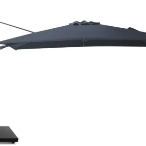 Camello Luna zweefparasol 3.5x2.6m Graphite (incl. voet en hoes)