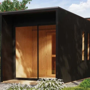 Karibu Buitensauna Miramar | Kachel 9 kW Externe Bediening