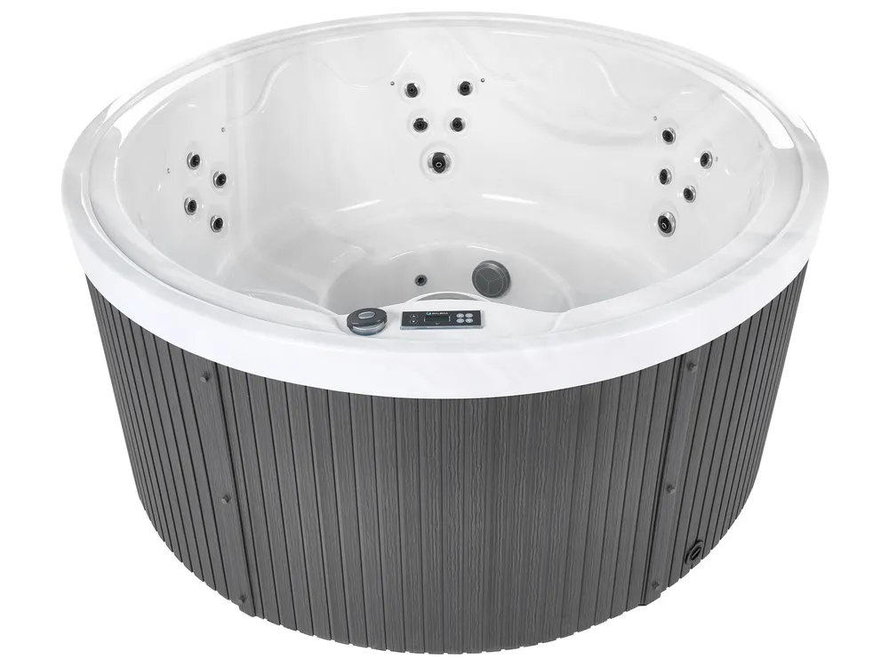Buiten hottub met LED MARFIL Donkergrijs