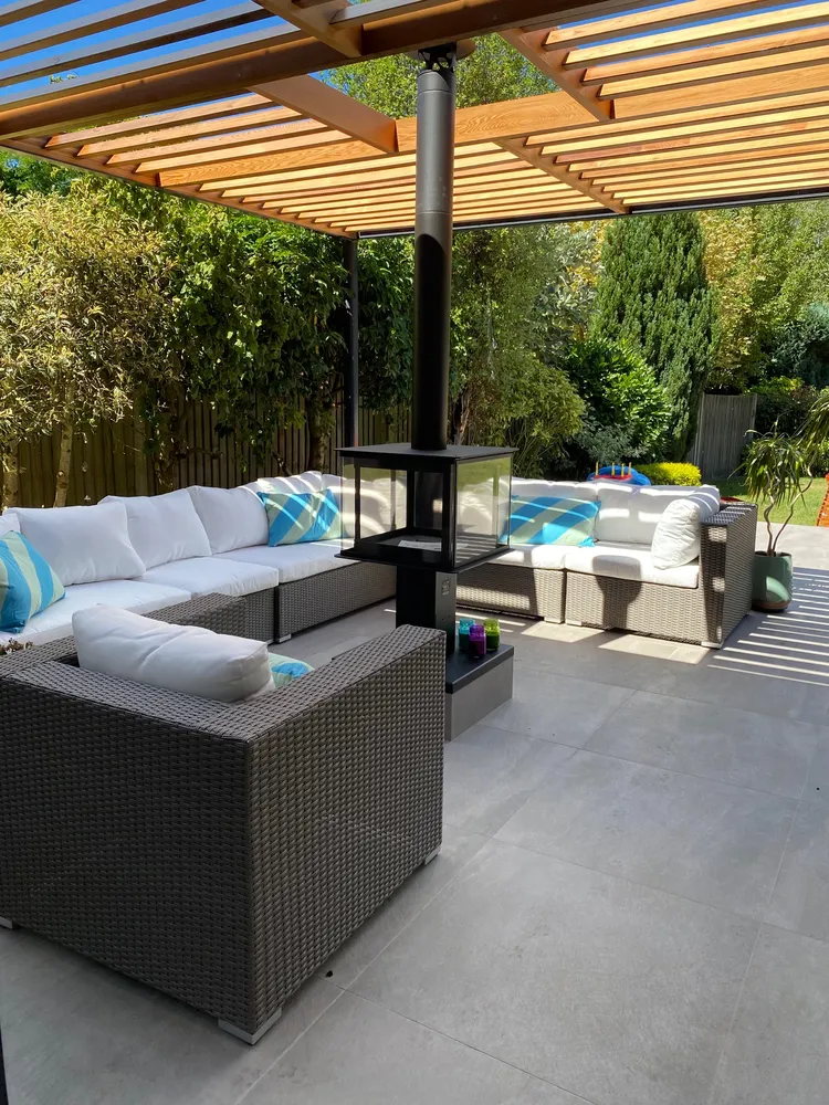 MAESTRO 8-zits Loungeset met Tafels | Taupe PE Rotan Modulair - Afbeelding 4