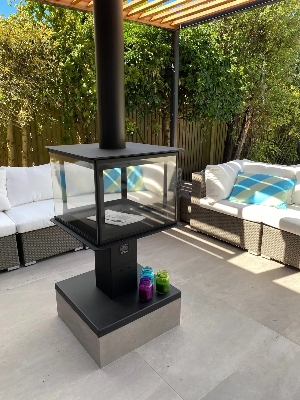 MAESTRO 8-zits Loungeset met Tafel Lichtbruin PE Rotan Modulair